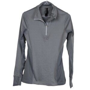 Mondetta | Gray 1/4 Zip Pull Over Athletic Track Jacket Top | Size S